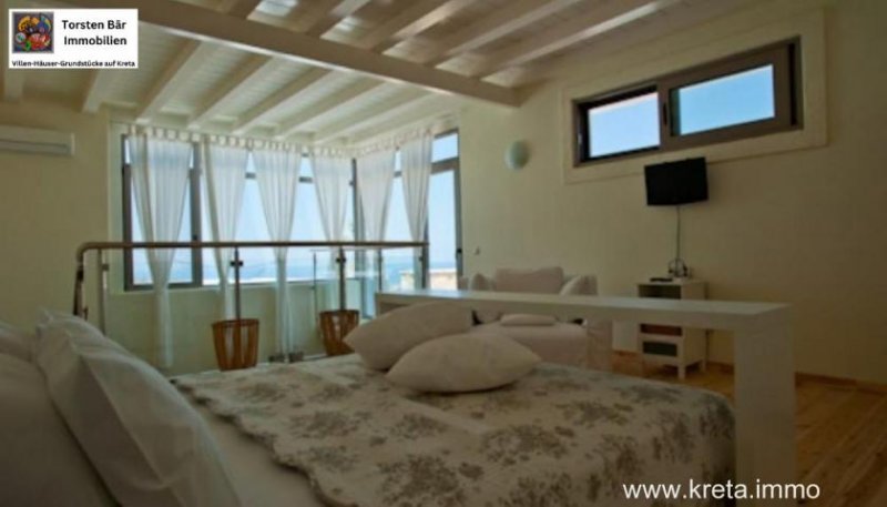 Pitsidia Süd Kreta, Pitsidia Luxusvilla mit Blick auf das libysche Meer Wfl.350qm Haus kaufen